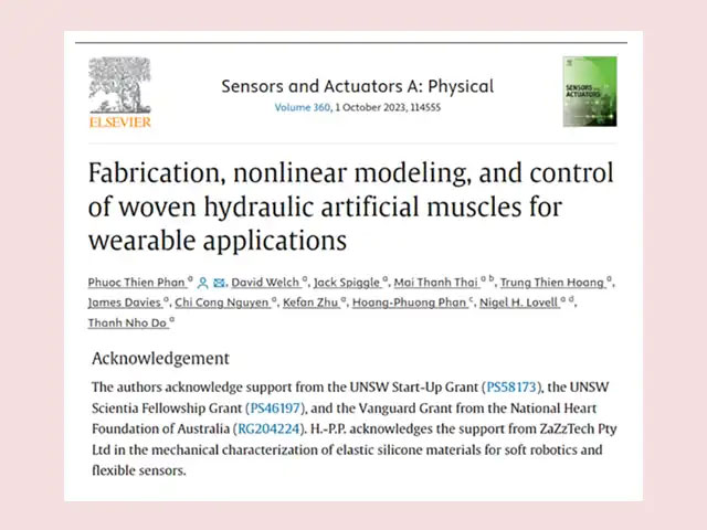 Fabrication, nonlinear modeling, and control of woven hydradraulic artifical muscles for wearable applications